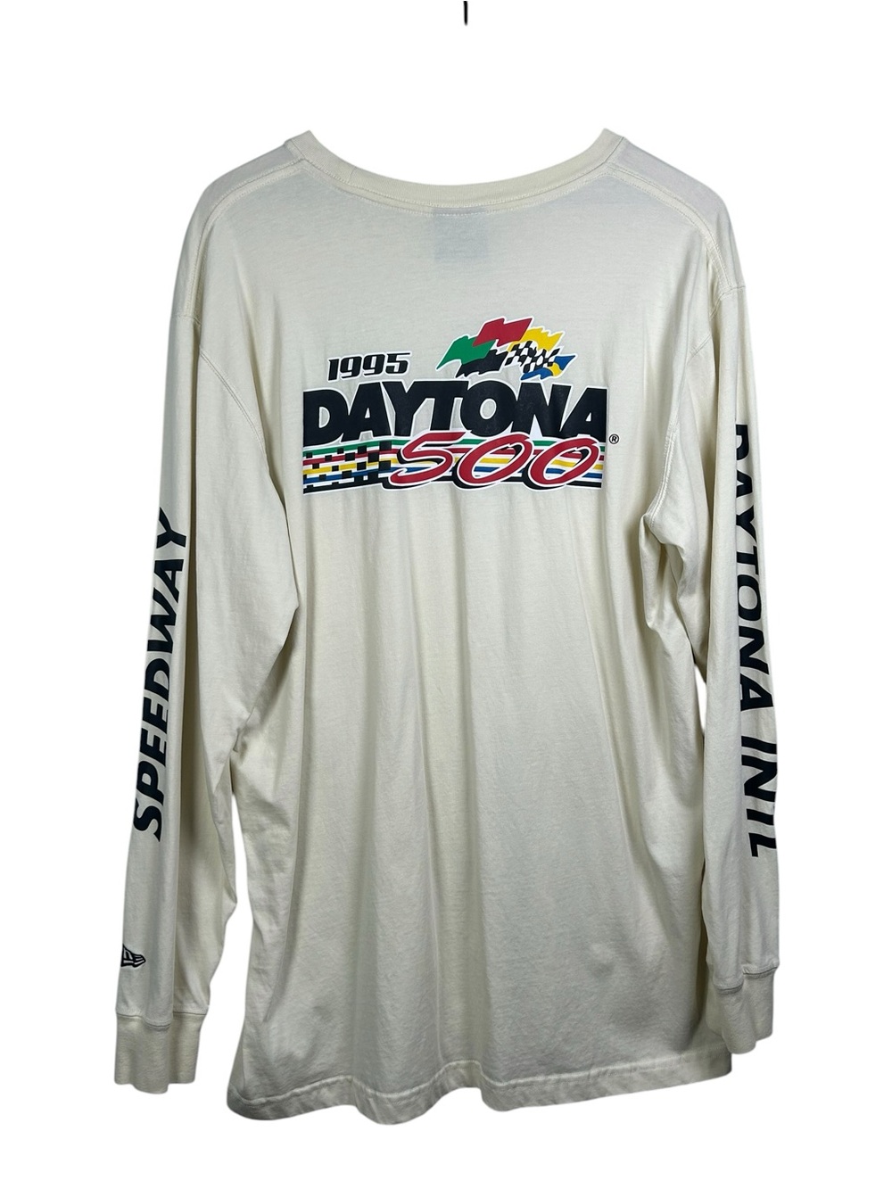 NEW ERA Daytona 500 1995 Throwback NASCAR Long Sleeve Graphic T Shirt Mens XL